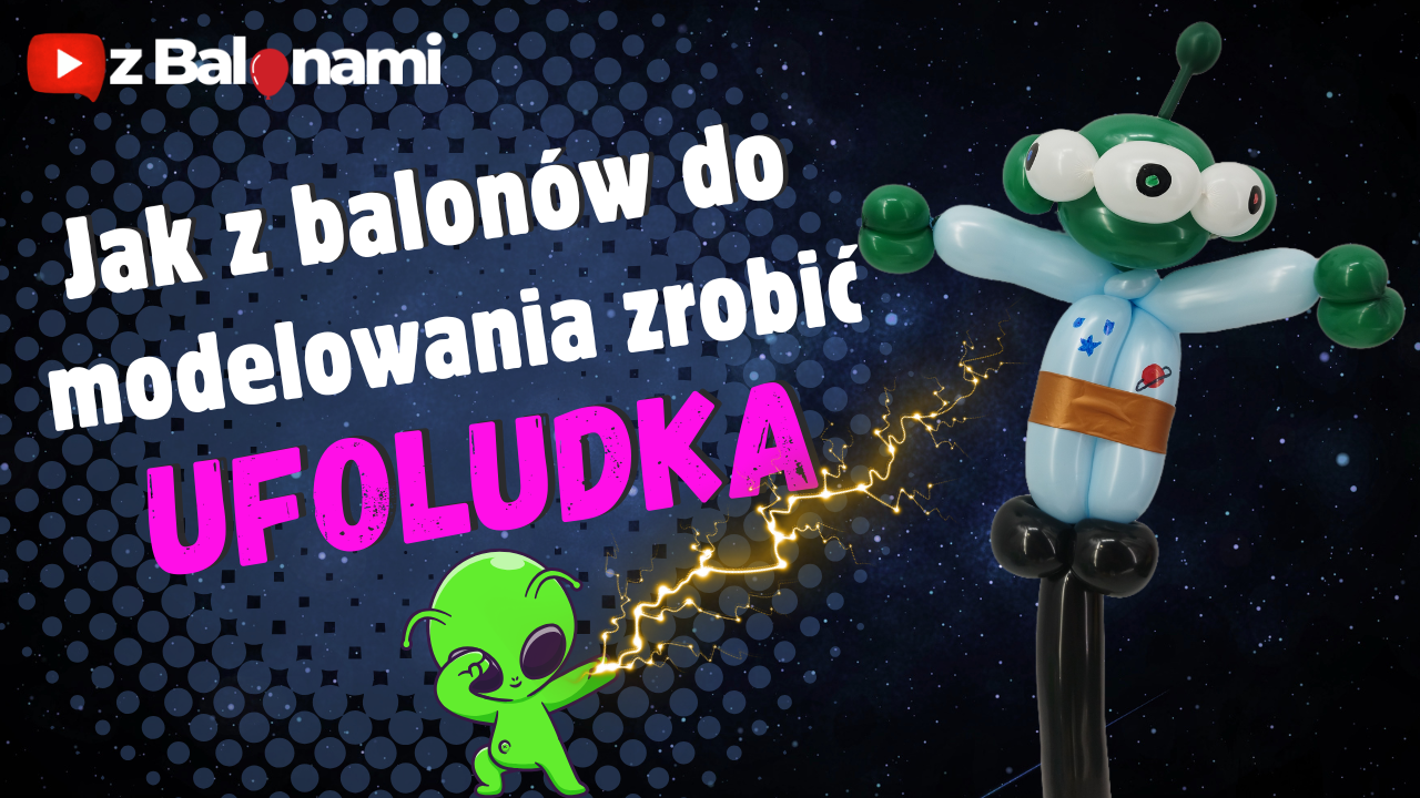 Kosmiczna figurka z balonów krok po kroku